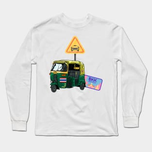 Tuk Tuk Bangkok Thailand Long Sleeve T-Shirt